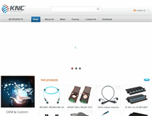 Tablet Screenshot of kncommunication.cn
